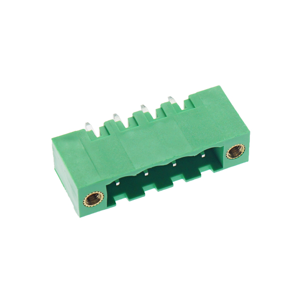 2EDGKM 5.08MM 带固定耳插拔式螺丝PCB接线端子 4P 插头+直针 [CE039-003]