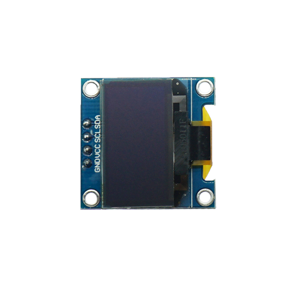 0.96寸 I2C IIC通信 显示器 OLED液晶屏模块 新版本白色 [TI08-005]