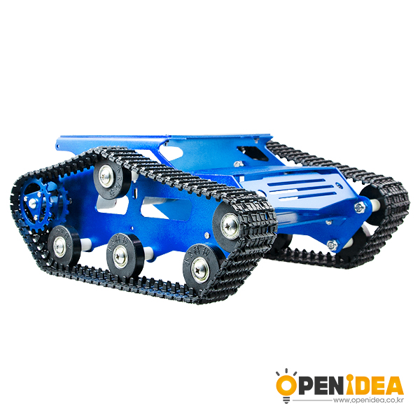 小R科技机器人坦克底盘智能小车大尺寸金属铝合金履带式车体DIY [KB002-010]  