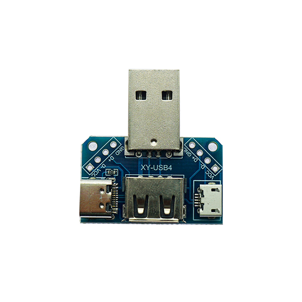 USB公头转接板 microUSB Type-c  [TA47-009]