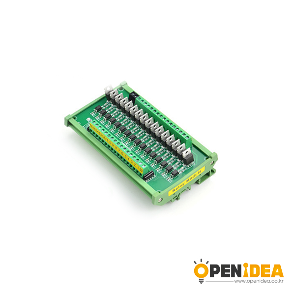 IO卡单片机PLC直流放大板PNP转NPN光耦隔离固态继电器晶体管输出-5V/16路/输出低电平NPN[CP011-021]
