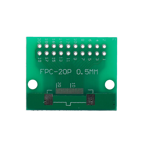 FPC 20PIN 컨버터블 FFC 회전 2.54 인서트 이미 용접된 1.0 간격띄우기 시트(커넥터를 용접) [PA005-014]