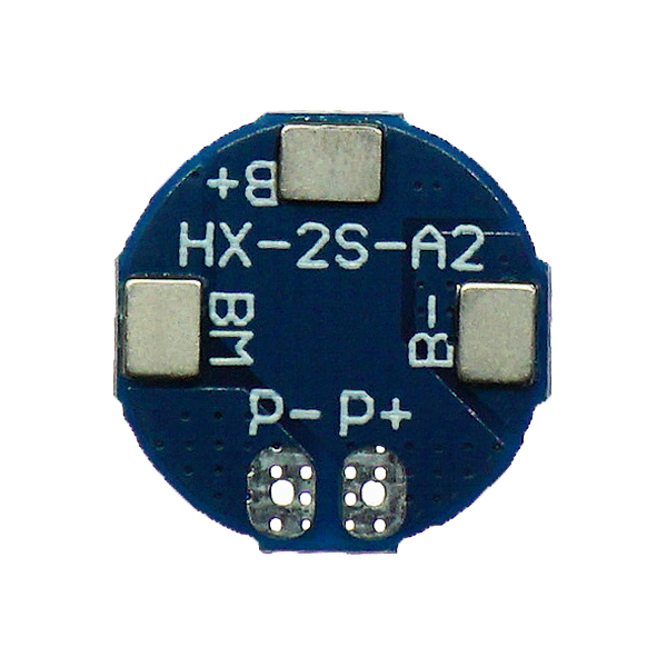 2串锂电池保护板7A限流圆形 &Phi;17.5mm    [TA03-007]