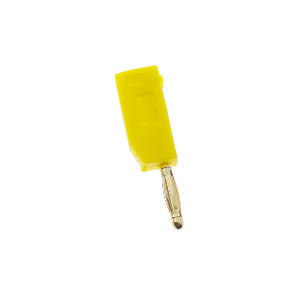 2mm香蕉插头 可拆叠 黄色 [CE051-003]