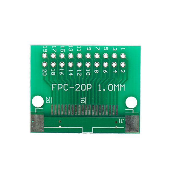 FPC 20PIN 컨버터블 FFC 회전 2.54 인서트 이미 용접된 0.5 간격띄우기 시트(FPC 커넥터를 씰링합니다 ) [PA004-014]