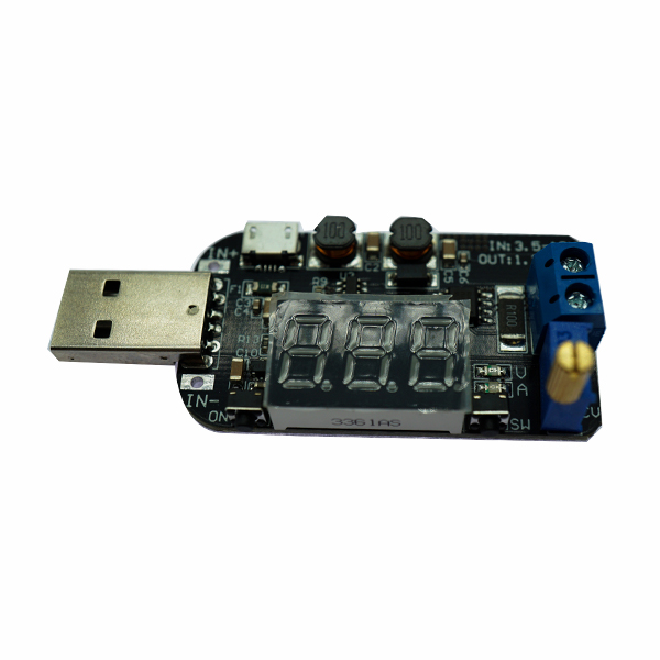 带电流 USB可调升降压电源稳压模块5V转3.3V 9V 12V 18V24V DPL  [TA38-001]