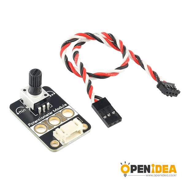 电位器模块 模拟输出 单圈可调 传感器可编程创客教育兼容Arduino-杜邦头接线[TJ53-008]