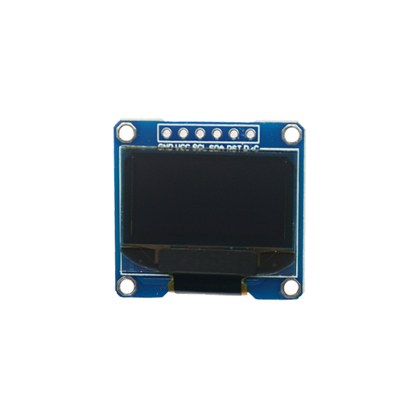 0.96寸 OLED 液晶屏显示模块 SPI 白色 stm32/51/例程  [TI07-003]