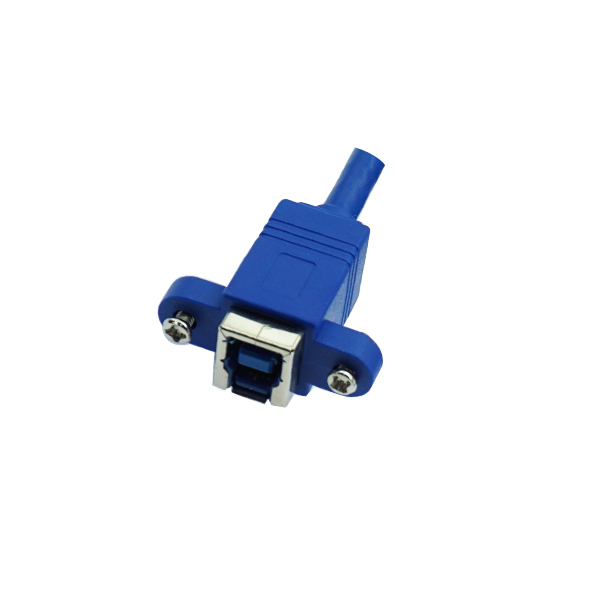 USB 3.0 BF带耳朵-BM右弯 0.5米 [BL002-021]