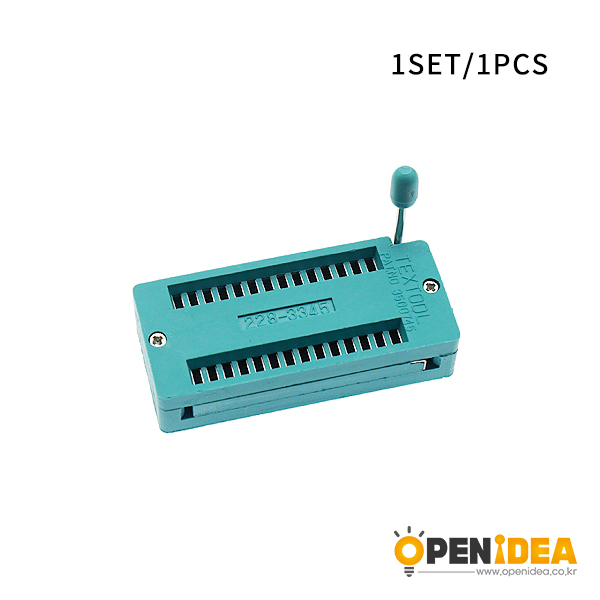 优质IC锁紧座活动插座单片机芯片测试底座28P宽体（1个） [ CC002-008]