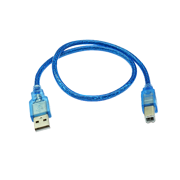 USB2.0打印机线A公对B公方口数据线方口电脑加长连接延长线 0.5M [BC002-004]
