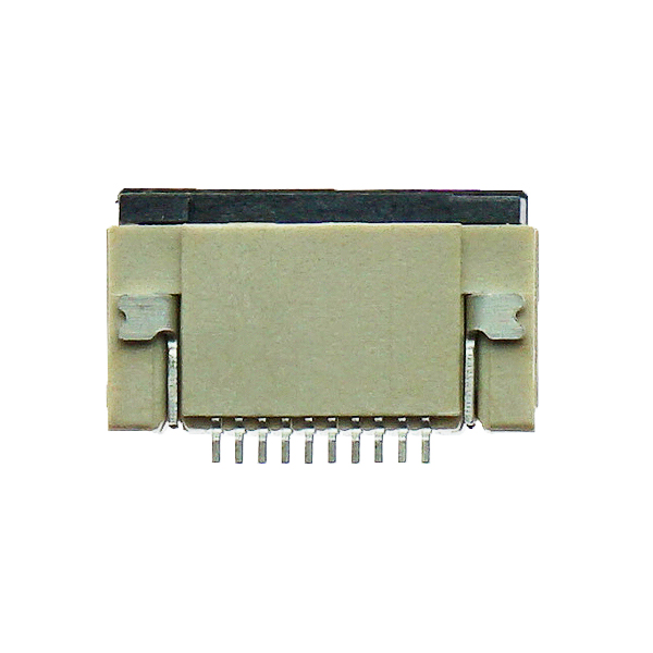 FFC/FPC扁平电缆线插座0.5MM连接器 10P 翻盖式 下接 [CJ001-012]