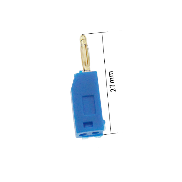 2mm香蕉插头 可拆叠 蓝色 [CE051-004]