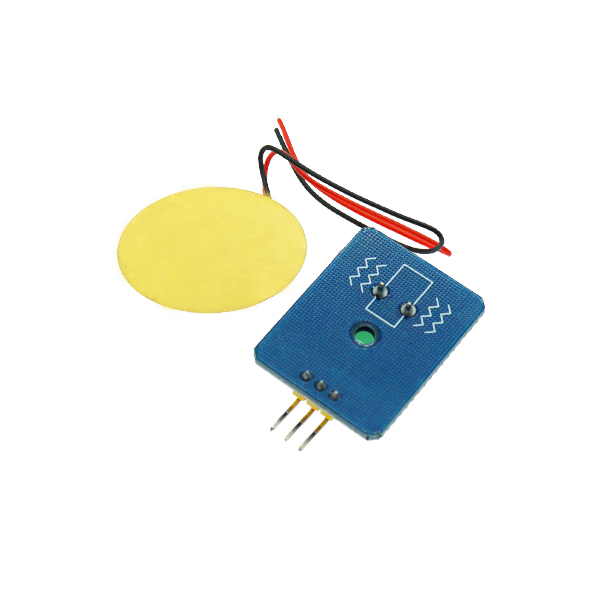 模拟压电陶瓷振动传感器 压电电子积木单机片模块  [TA26-001]