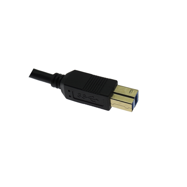 镀金USB3.0 AM-BM 24/28AWG,单磁环 0.3m [BL002-012]