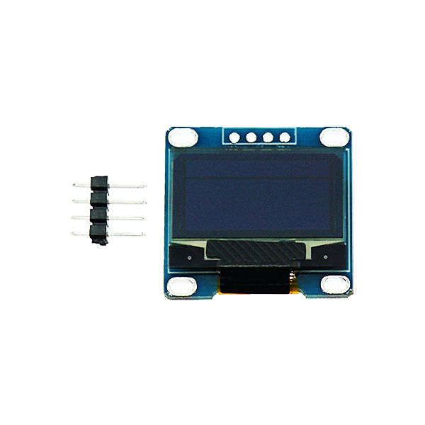 0.96寸 I2C IIC通信 显示器 OLED液晶屏模块 老版本黄蓝双色 [TI08-002]
