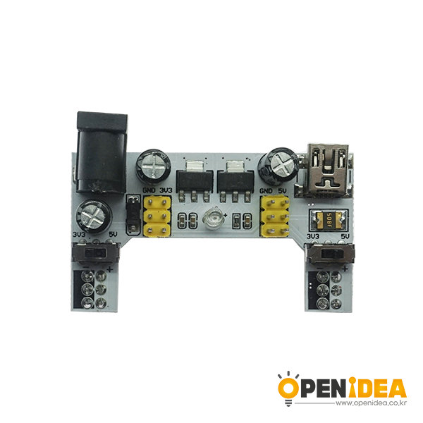电源模块 面包板专用  2路面包板模块兼容5V/3.3V 直流稳压模块   [TA104-001]