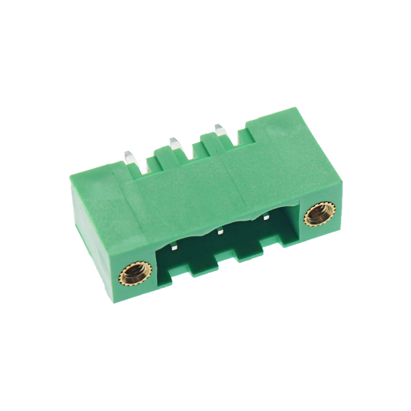 2EDGKM 5.08MM 带固定耳插拔式螺丝PCB接线端子 3P 插头+直针 [CE039-002]
