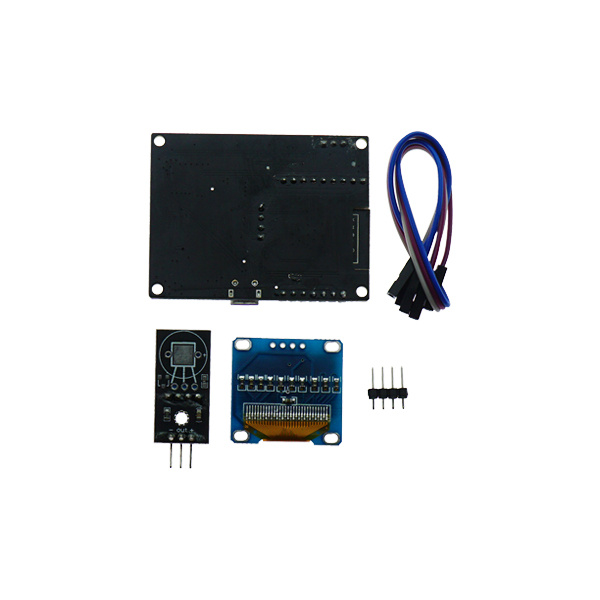 ESP8266物联网开发板 sdk编程视频全套教程 wifi模块小系统板（主板+DHT11模块+OLED液晶屏）  [TF25-004]