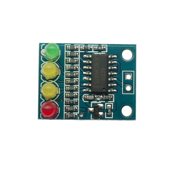 4段LED电量指示器模块板载4位LED灯分色12V蓄电池电量检测显示板 [TI23-001]