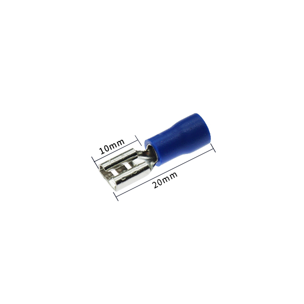 4.8mm冷压端子母 蓝色(50个） [CE003-013]