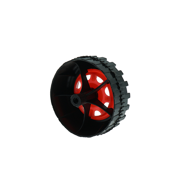 塑料车轮红色轮毂 38X2MM  1个装[AH003-001]