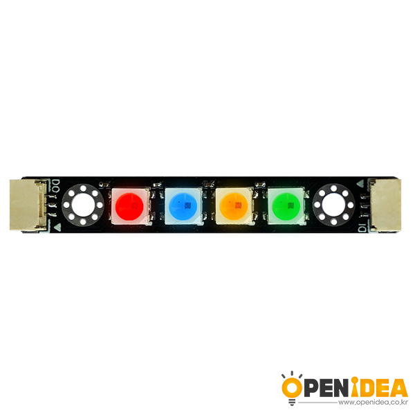 Python编程 RGB LED全彩驱动模块WS2812彩色灯条级联 兼容树莓派[TJ58-013]