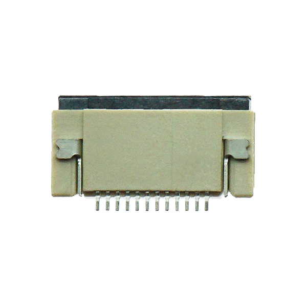 FFC/FPC扁平电缆线插座0.5MM连接器 12P 翻盖式 下接 [CJ001-013]
