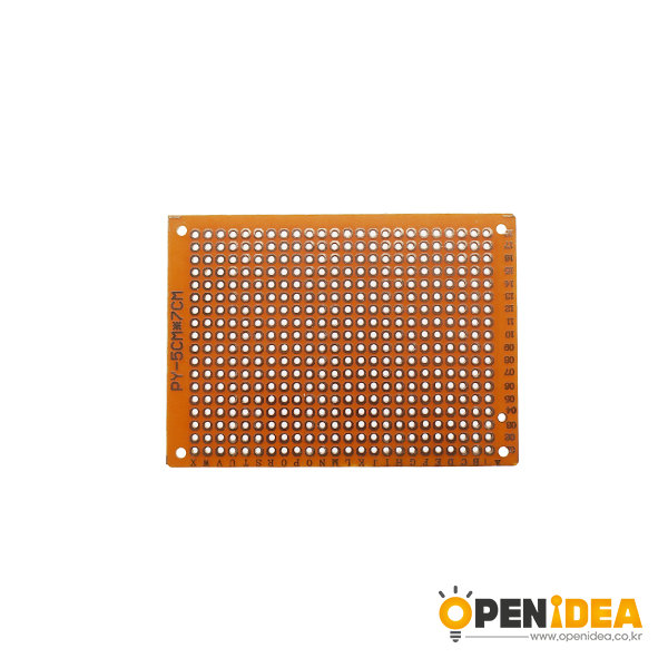 5*7CM电木HB胶板 1.2厚万能板 万用电路实验板 洞洞多孔板 [PA010-001]