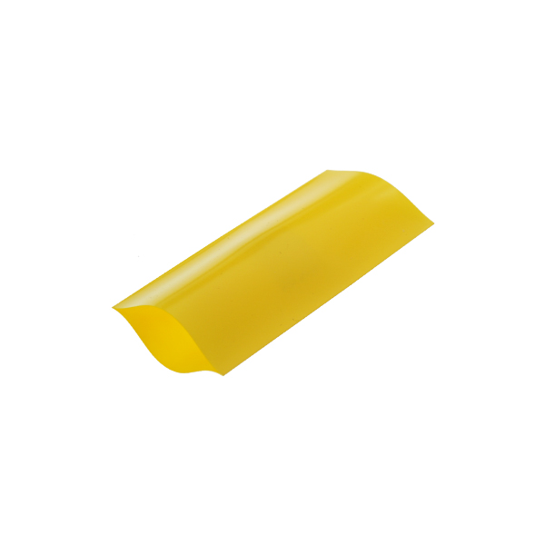 1节18650锂电池PVC热收缩套管外皮膜封装绝缘膜 黄色100个[AG004-001]