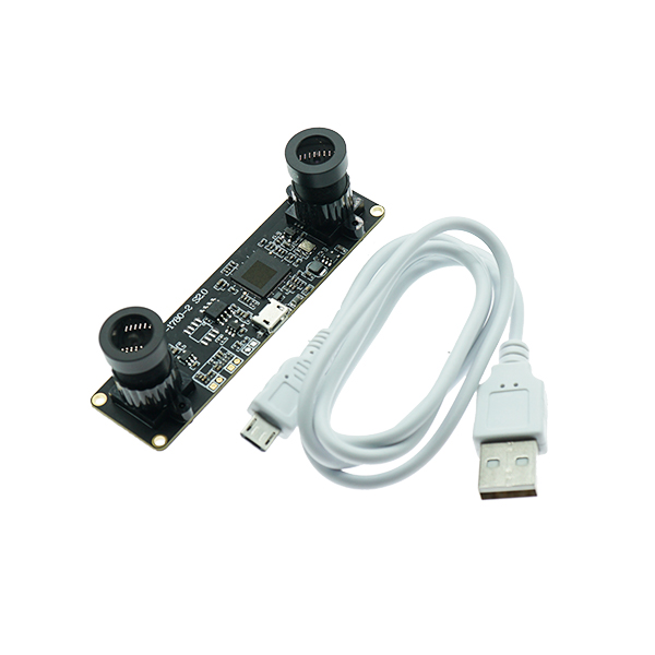 USB免驱摄像头模块双目测距同步100万像素模组OV9732高清深度检测  72度  [TS03-001]