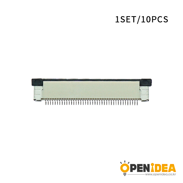 FFC扁平电缆线插座0.5MM连接器FPC 40P抽屉式上接 [CJ001-005]