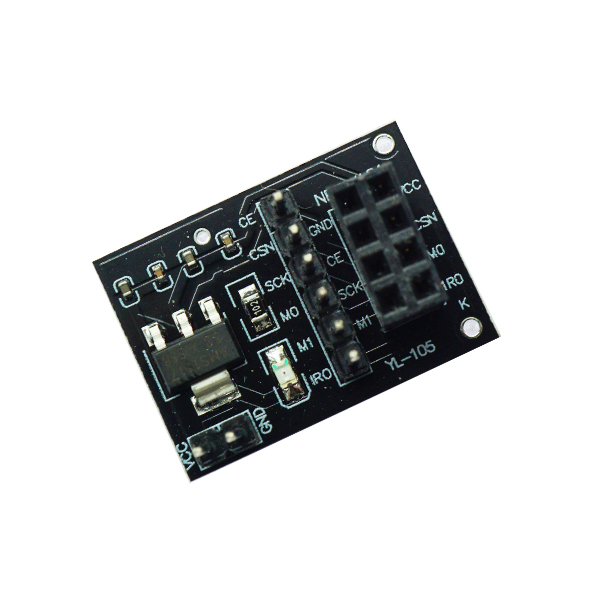 无线模块转接板 3.3V  配套24L01无线模块使用 智能小车机器人 [TF54-001]
