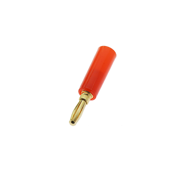 国产 锌合金4mm香蕉头 红色(5个) [CE010-008]