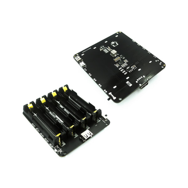 18650电池座 V3开发板兼容 树莓派 Raspberry Pi 3过充保护 5V-四路18650电池座（不带线）[TA143-003]