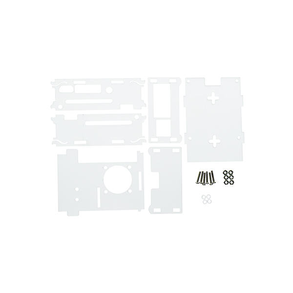 树莓派4代摄像头固定外壳 Raspberry Pi 4代b外壳 带摄像头支架 [TZ03-018]
