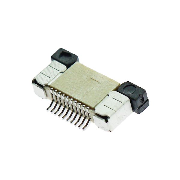 FFC扁平电缆线插座0.5MM连接器FPC 10P抽屉式上接 [CJ001-002]