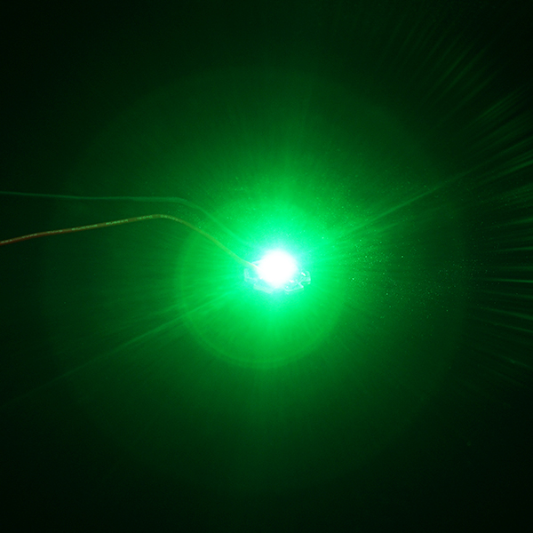 绿光 1W 3-5V灯珠 (带线15cm)[FA009-005]