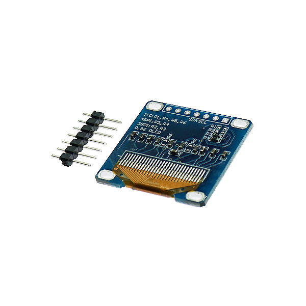 0.96寸 7针 蓝色 OLED显示器 液晶屏模块 兼容SPI/IIC [TI14-001]