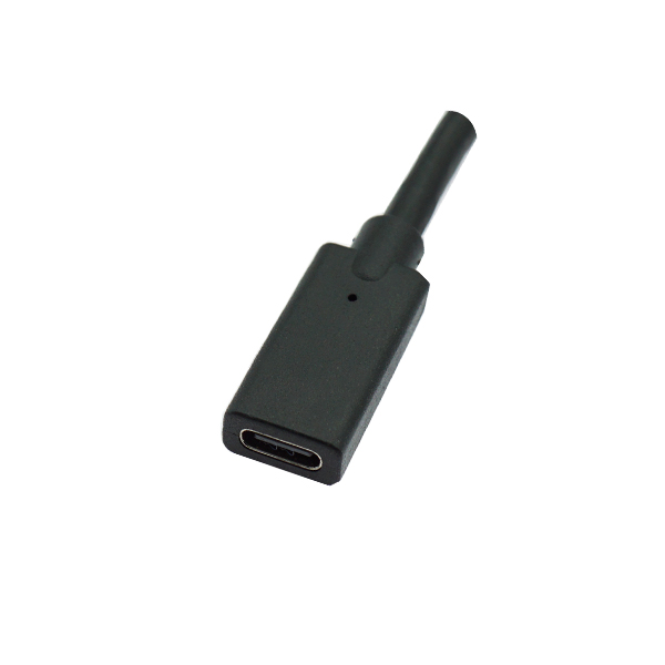 镀金USB3.1公直头对母 铜编16+1 OD4.5过3A电流  0.3米 [BL002-009]