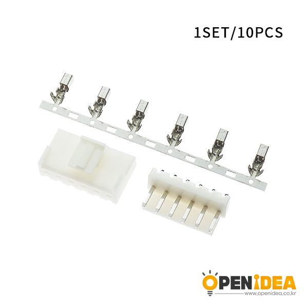 插头+直针座+端子6P（10套）[CE012-005] 