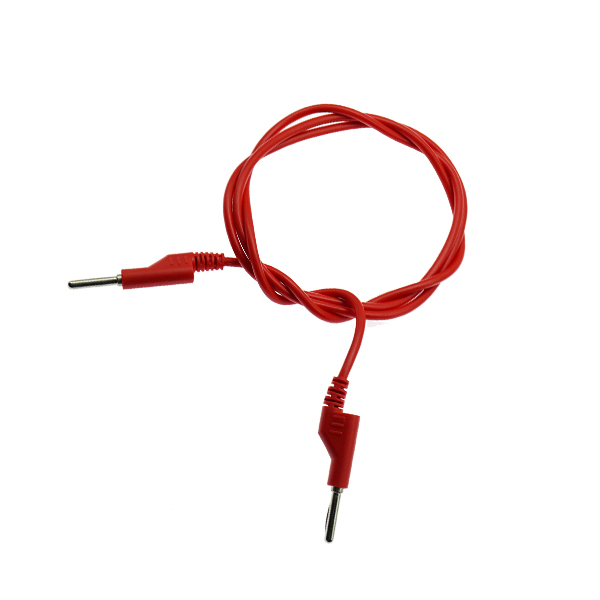 双头A-A夹线-硅胶线耐压1500电流10A长1米 红色 [BD001-010]