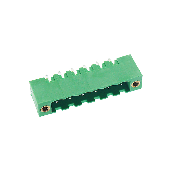2EDGKM 5.08MM 带固定耳插拔式螺丝PCB接线端子 6P 插头+直针 [CE039-005]