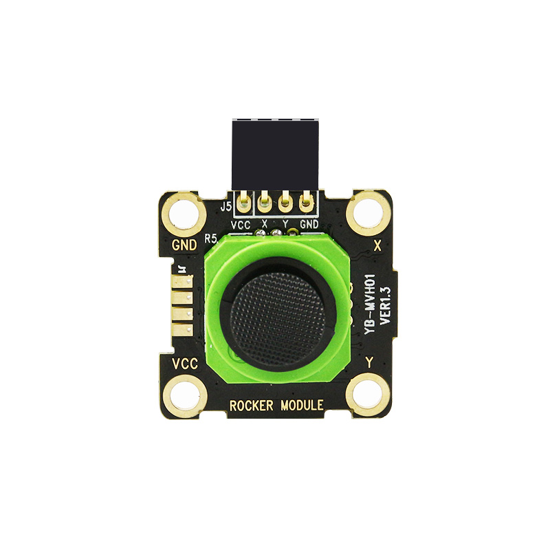 亚博智能摇杆模块双轴按键XY游戏手柄传感器电子积木microbit兼容[TX35-001]