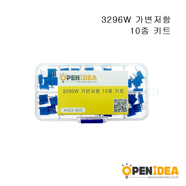 3296W可调电位器 样品盒 常用10种各5只 含3296W-103等 [KA02-003]