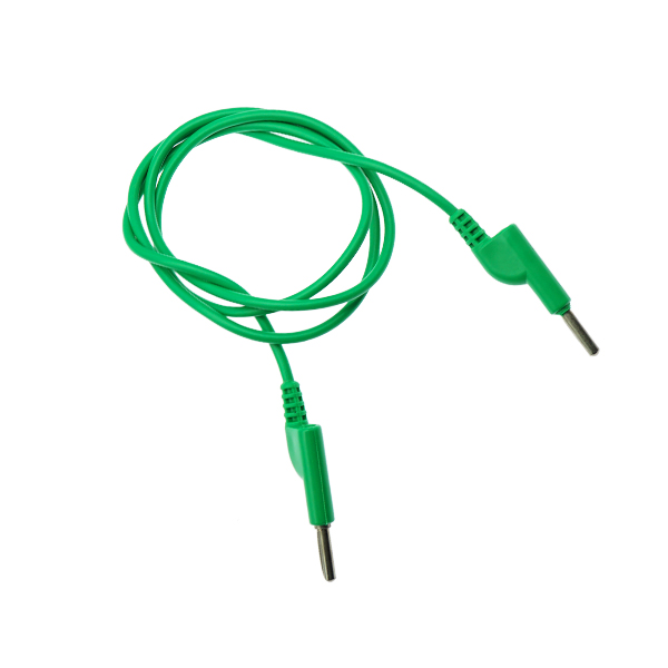 双头A-A夹线-硅胶线耐压1500电流10A长1米 绿色 [BD001-012]