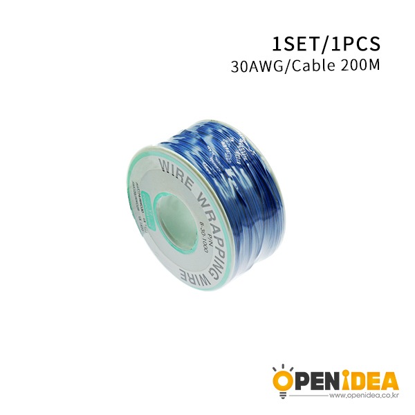 OK线 电路板飞线 PCB跳线 电子线 焊接连接线 30#号导线单芯铜线（蓝色） [BE002-003]